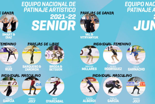 patinaje, La RFEDH publica el listado actualizado del equipo nacional de patinaje artístico 2021-22, Real Federación Española Deportes de Hielo