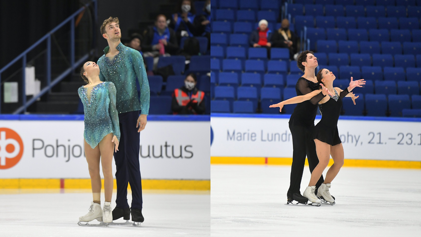 , Las parejas del equipo nacional de patinaje completan la Warsaw Cup, Real Federación Española Deportes de Hielo