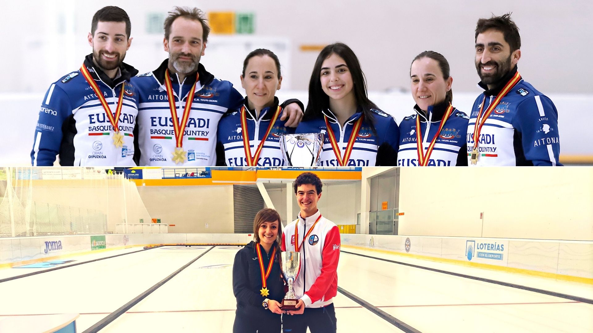 Curling, Txuri-Berri Curling y Pérez&Gastó, primeros campeones de las Ligas Españolas de Curling, Real Federación Española Deportes de Hielo