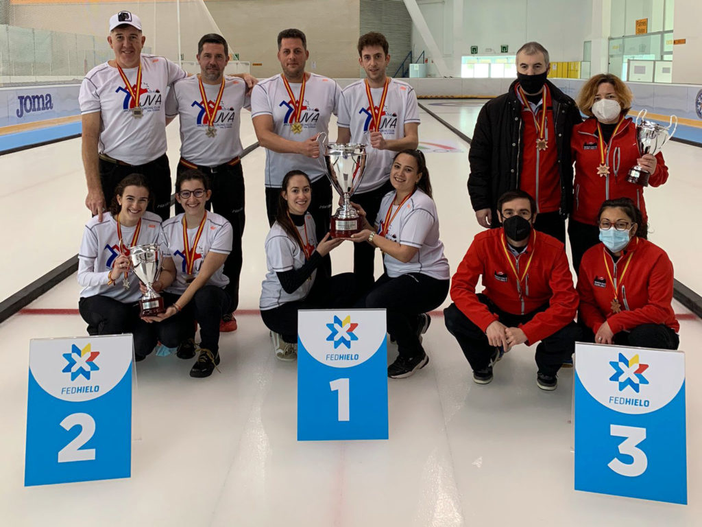 , El Txuri-Berri Cafés Aitona se impone en el Campeonato de España de Curling Mixto 2022, Real Federación Española Deportes de Hielo