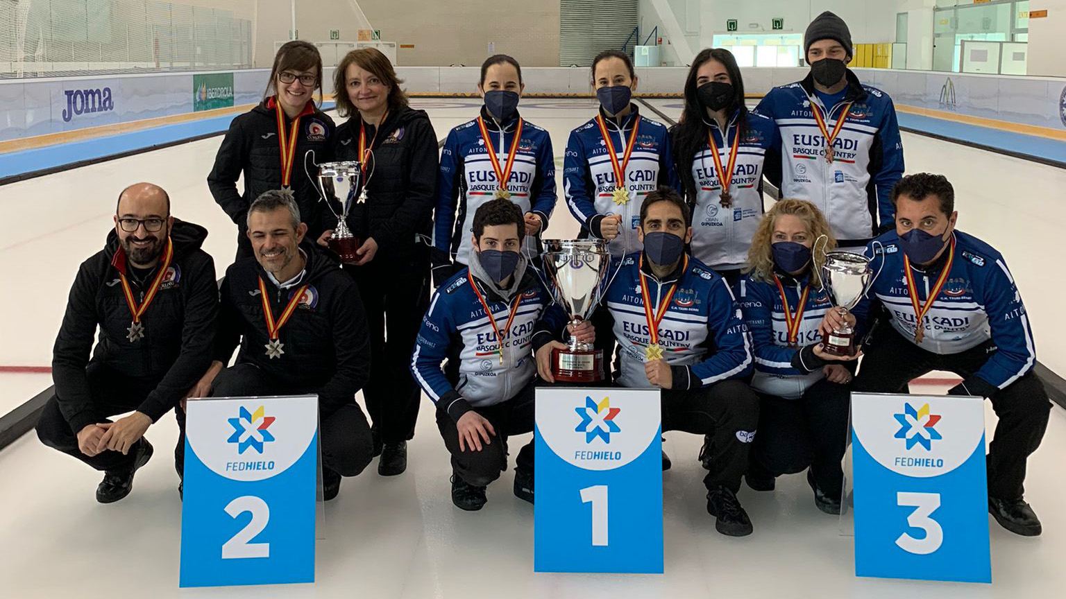 , El Txuri-Berri Cafés Aitona se impone en el Campeonato de España de Curling Mixto 2022, Real Federación Española Deportes de Hielo