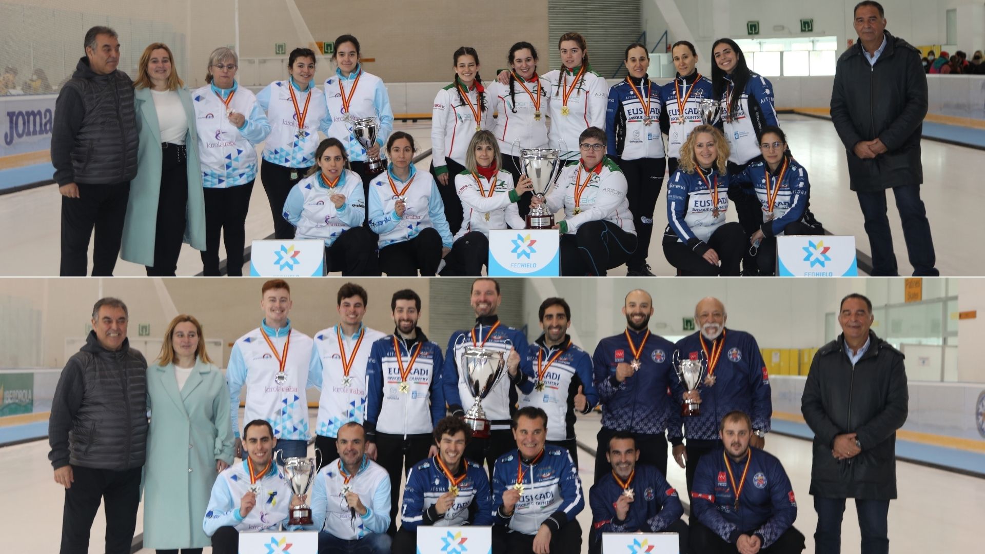 , Harrikada y Txuri-Berri, últimos Campeones de España de la temporada, Real Federación Española Deportes de Hielo