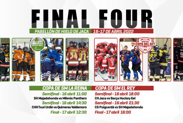 , Jaca acoge la Final Four de la Copa de SM la Reina y la Copa de SM el Rey, Real Federación Española Deportes de Hielo