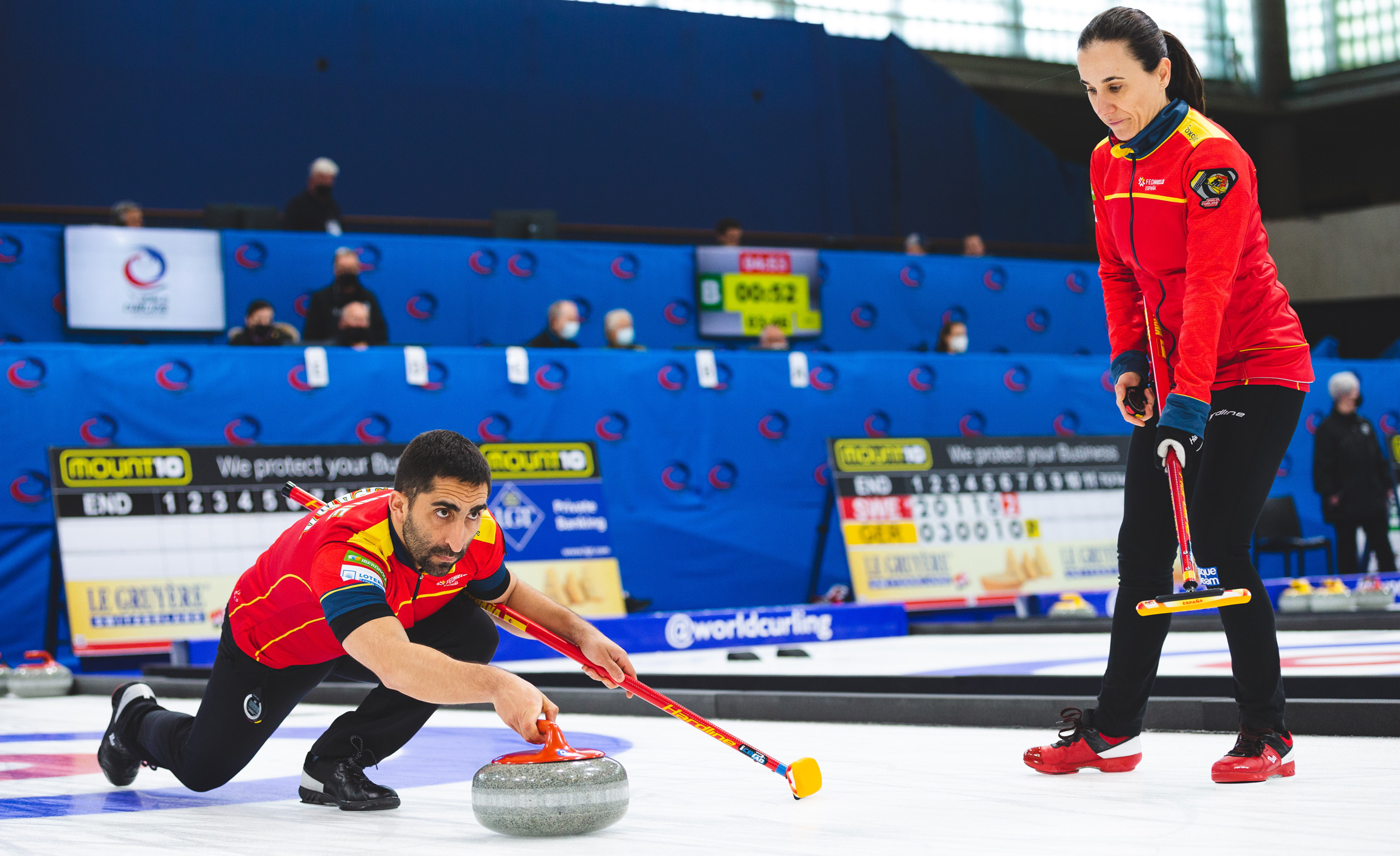 , Oihane Otaegi &#038; Mikel Unanue finalizan su participación en el Mundial de Dobles Mixtos 2022, Real Federación Española Deportes de Hielo