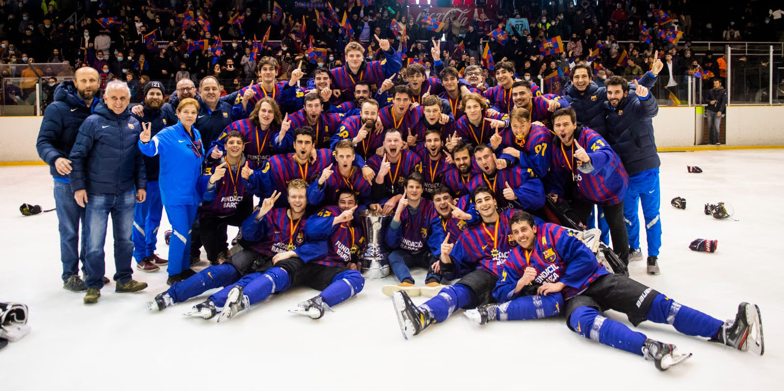 , El Barça Hockey Gel revalida el título de LNHH Loterías, Real Federación Española Deportes de Hielo