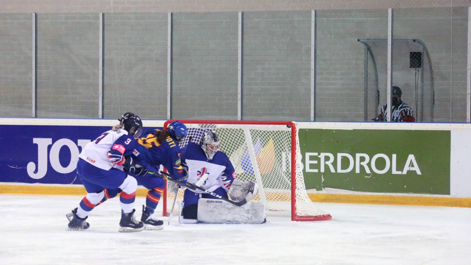 , España cae ante Gran Bretaña con la cabeza alta (3-1), Real Federación Española Deportes de Hielo