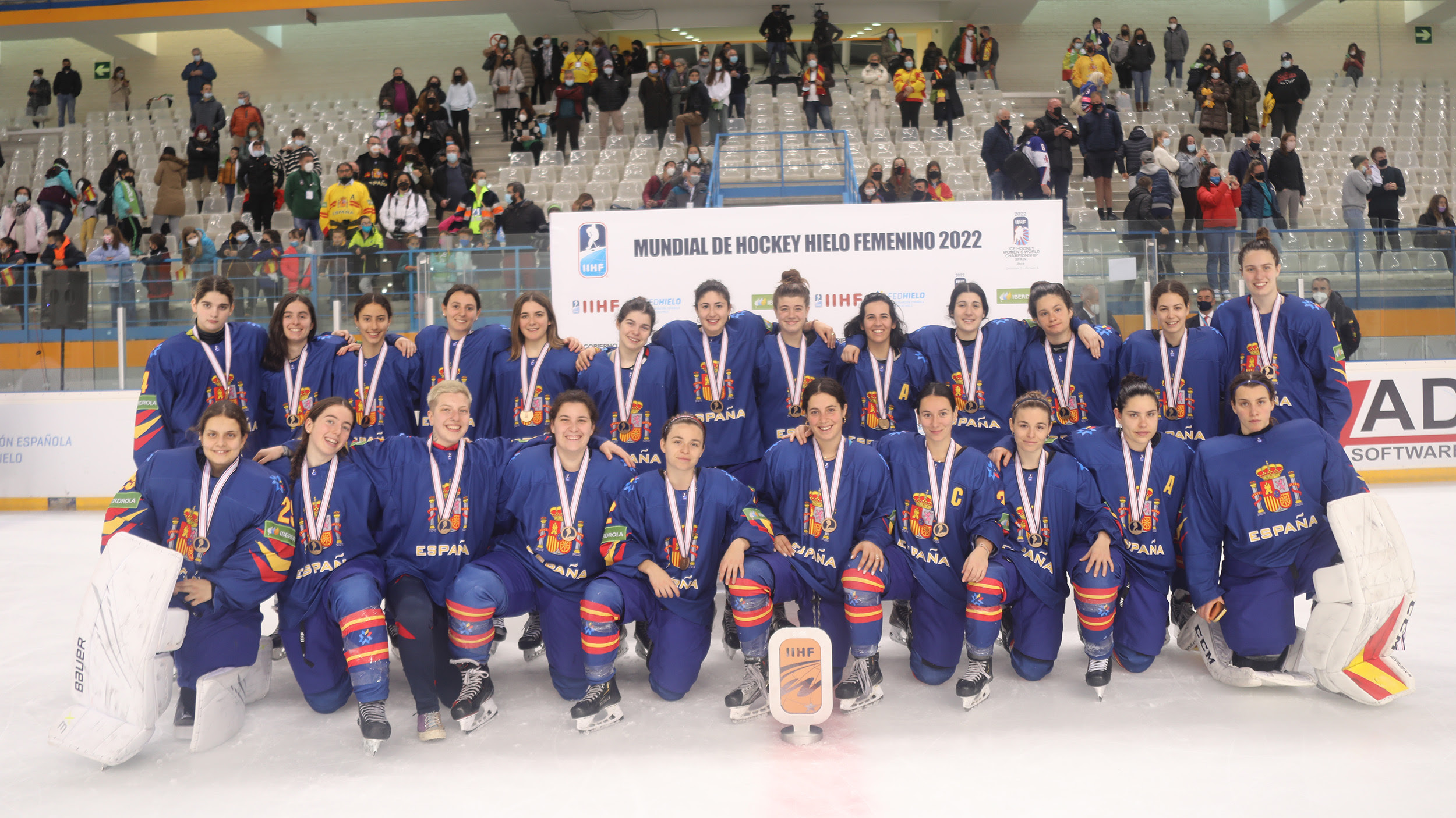 , España revalida el bronce en el Mundial 2022, Real Federación Española Deportes de Hielo