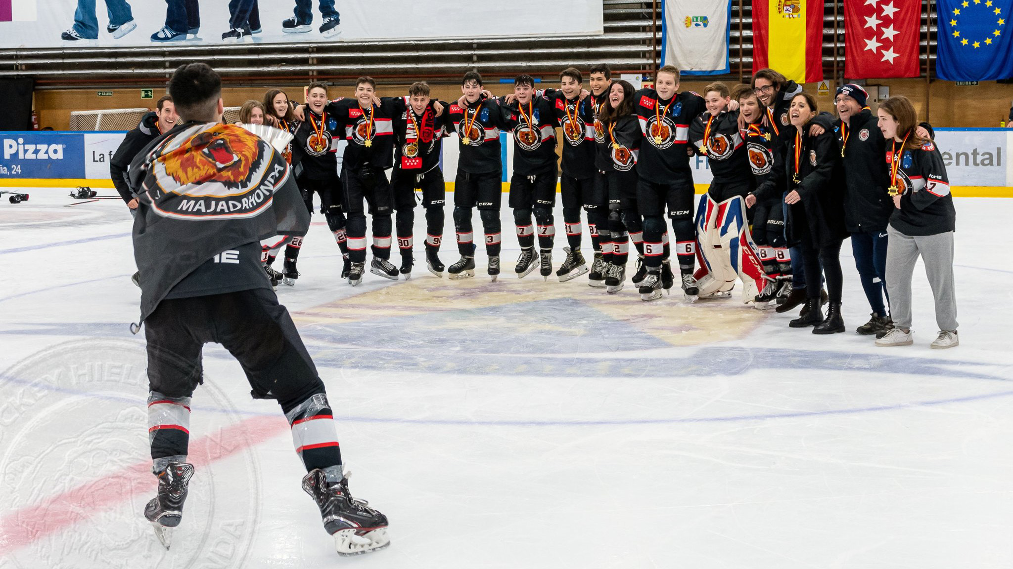 , La Nevera Pandas, campeones de la LNHH U15, Real Federación Española Deportes de Hielo