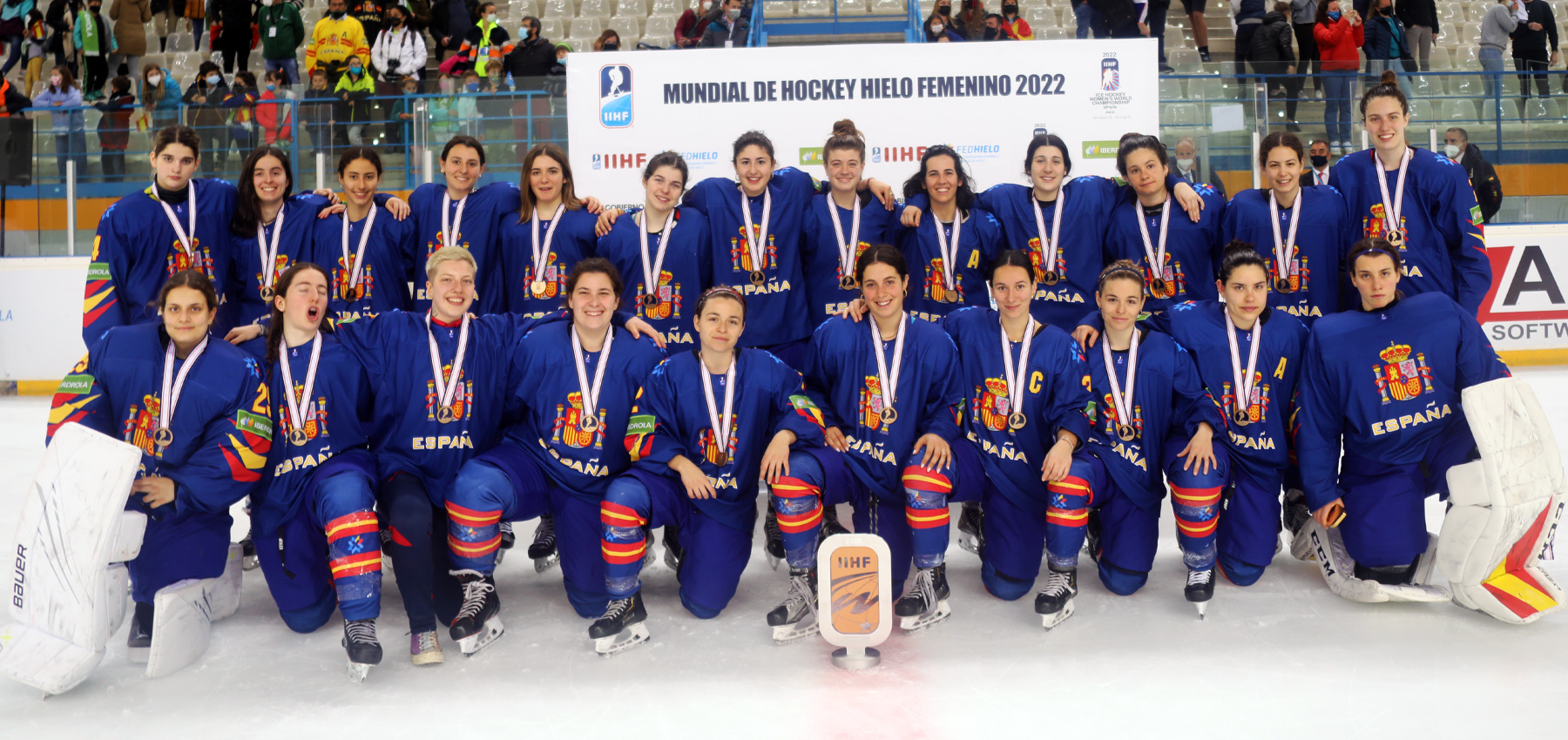 hockey hielo, Hockey Hielo: Senior Femenino, Real Federación Española Deportes de Hielo