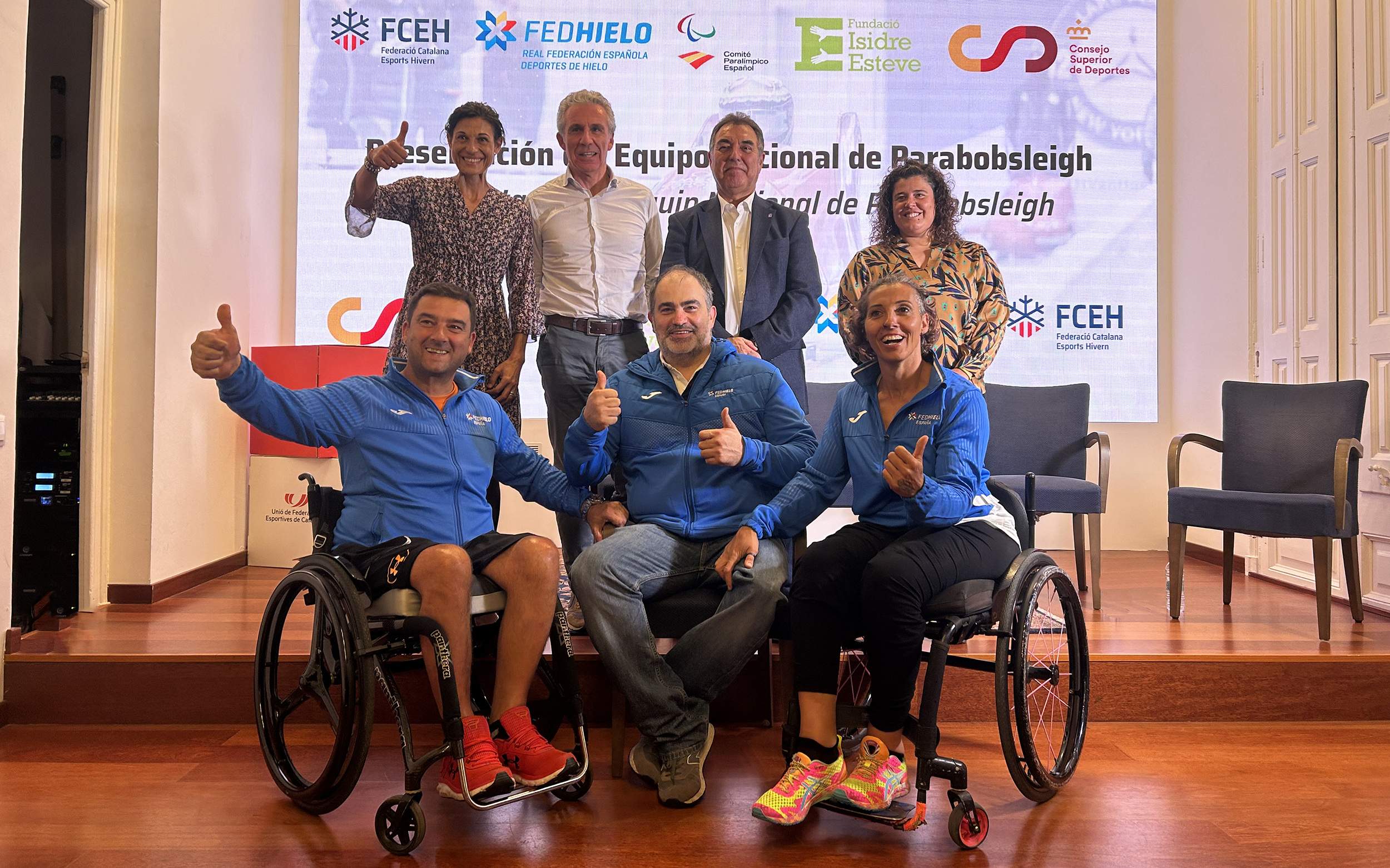 , La RFEDH presenta su proyecto de parabobsleigh para la temporada 2022-23, Real Federación Española Deportes de Hielo