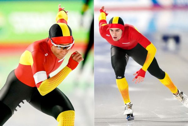 , Nil Llop y Luisa González, ante su primer Campeonato de Europa, Real Federación Española Deportes de Hielo
