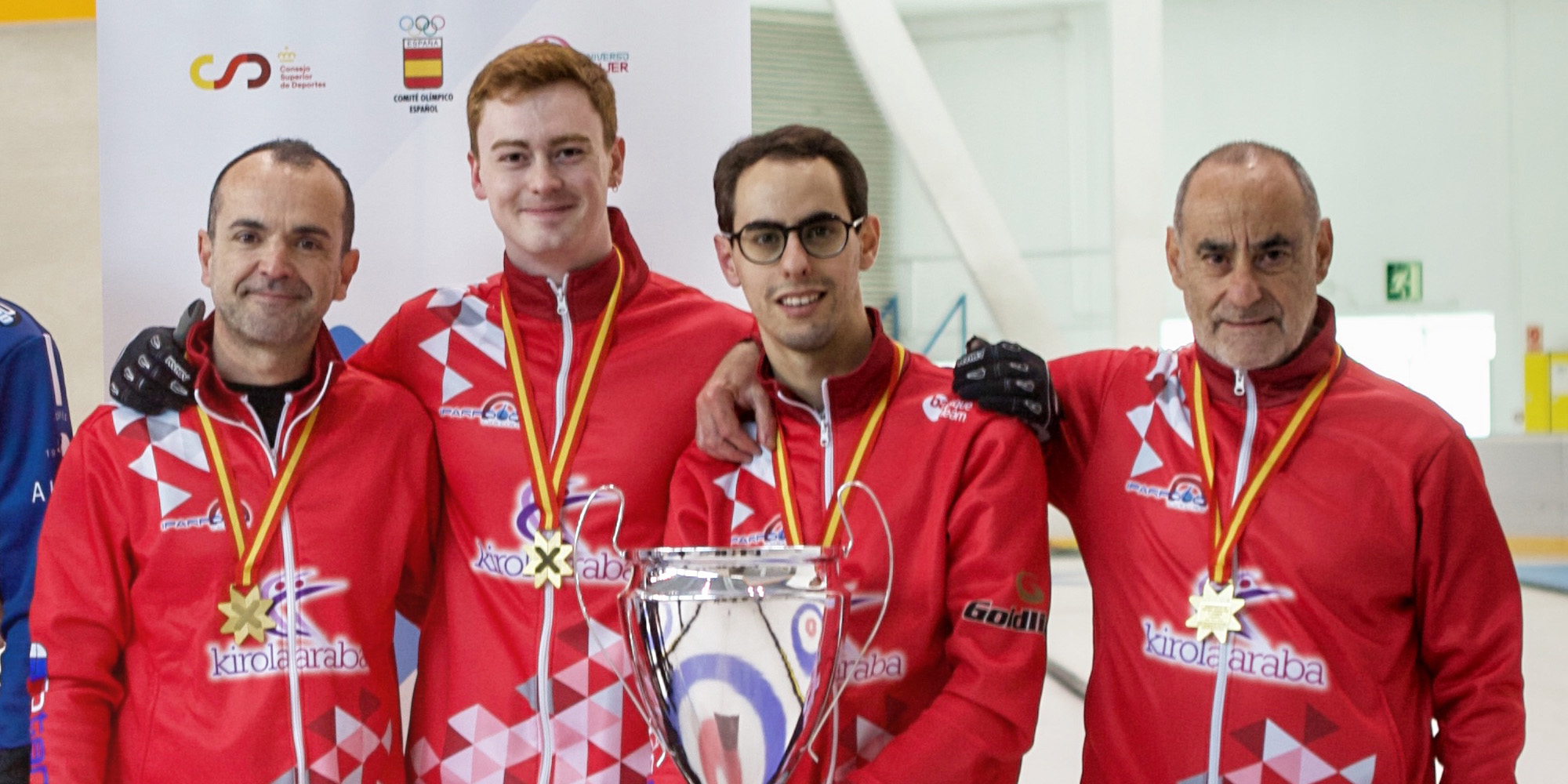 curling, Curling: Equipo Nacional, Real Federación Española Deportes de Hielo