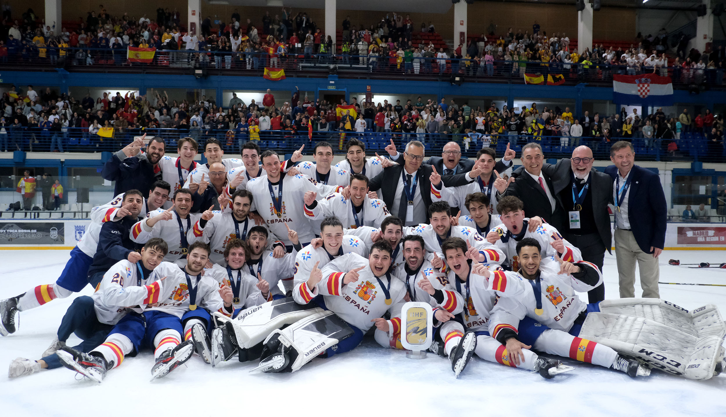 , El hockey hielo se viste de oro: España asciende a la División I doce años después, Real Federación Española Deportes de Hielo