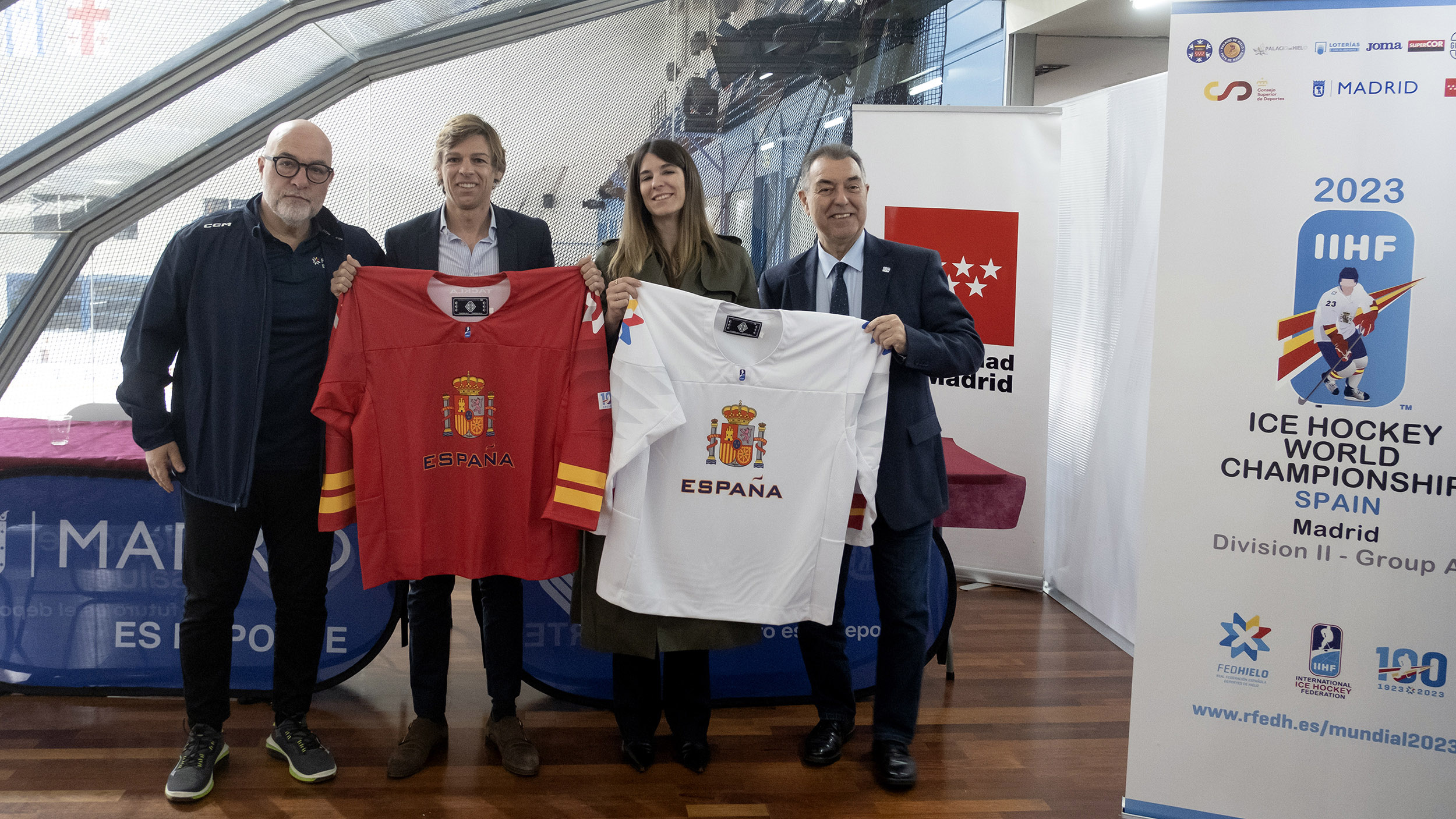 , España arranca con ilusión su gran reto en el Mundial de Hockey Hielo de Madrid, Real Federación Española Deportes de Hielo