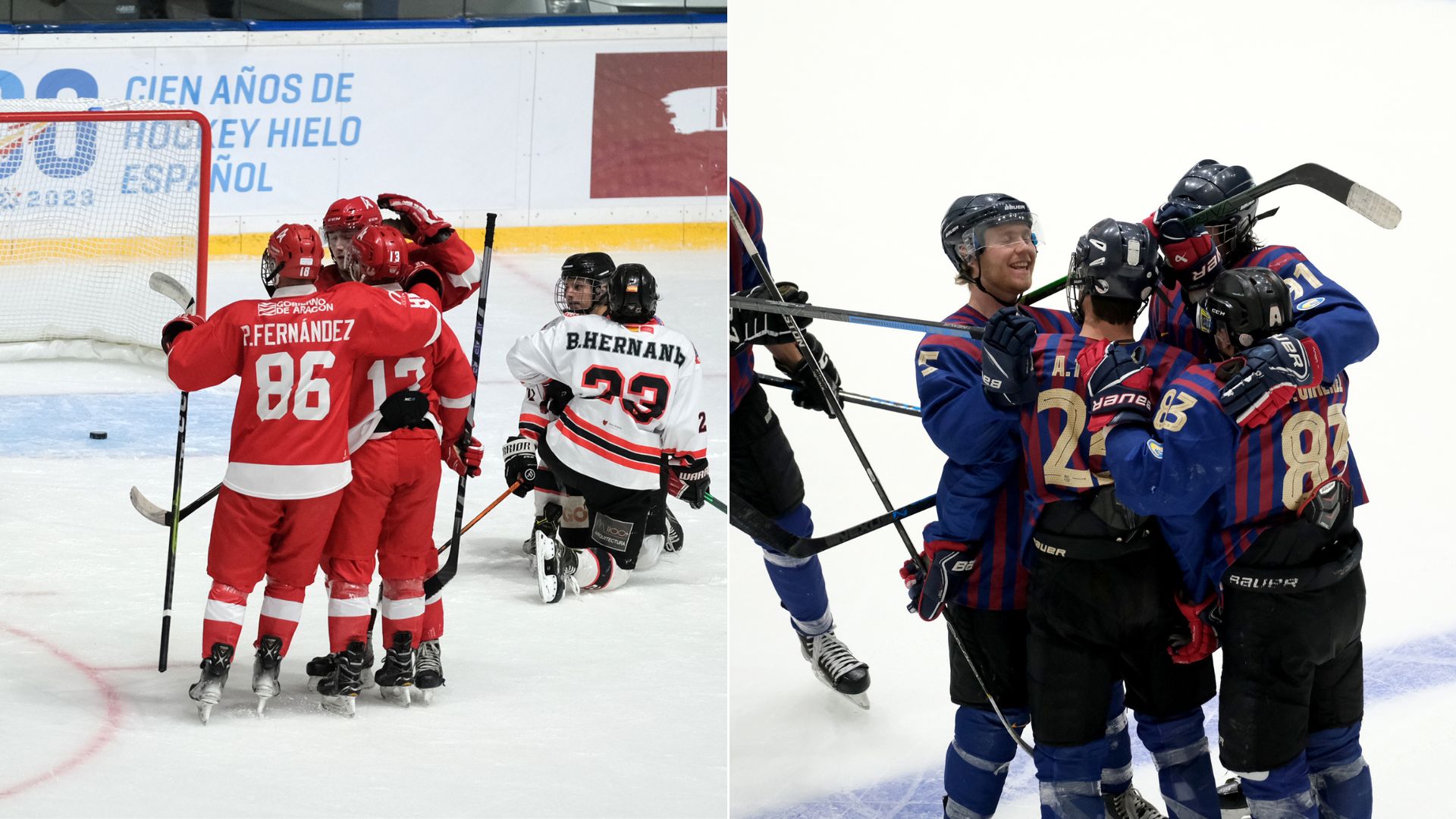 , CH Jaca y Barça Hockey Gel se reencuentran en la final de la Copa de SM el Rey 2023, Real Federación Española Deportes de Hielo