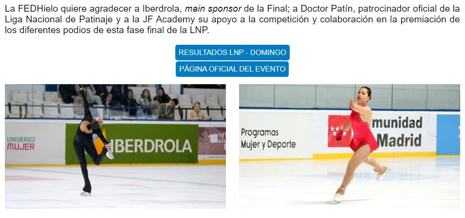 LNP, MEMORIA Final LNP, Real Federación Española Deportes de Hielo