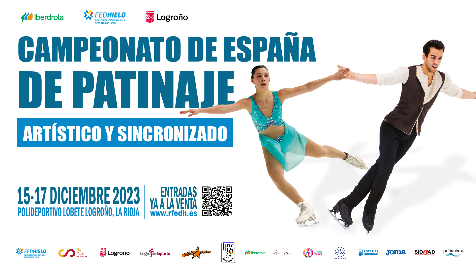 , Campeonato de Espa&ntilde;a Iberdrola de Patinaje Absoluto 2023-24, Real Federaci&oacute;n Espa&ntilde;ola Deportes de Hielo