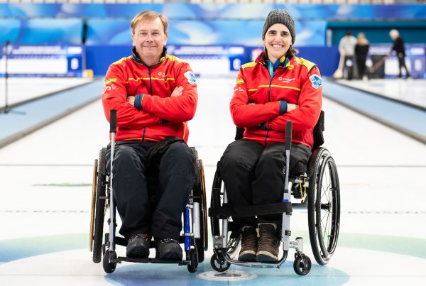 , España debuta en el Mundial de Dobles Mixtos de Sillas de Ruedas, Real Federación Española Deportes de Hielo