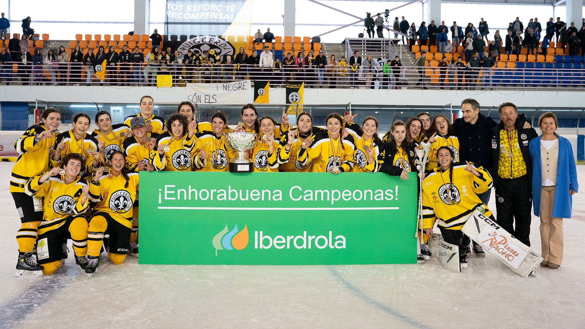 , El CG Puigcerdà, nuevas campeonas de la Copa de SM la Reina &#8211; Iberdrola 2024, Real Federación Española Deportes de Hielo