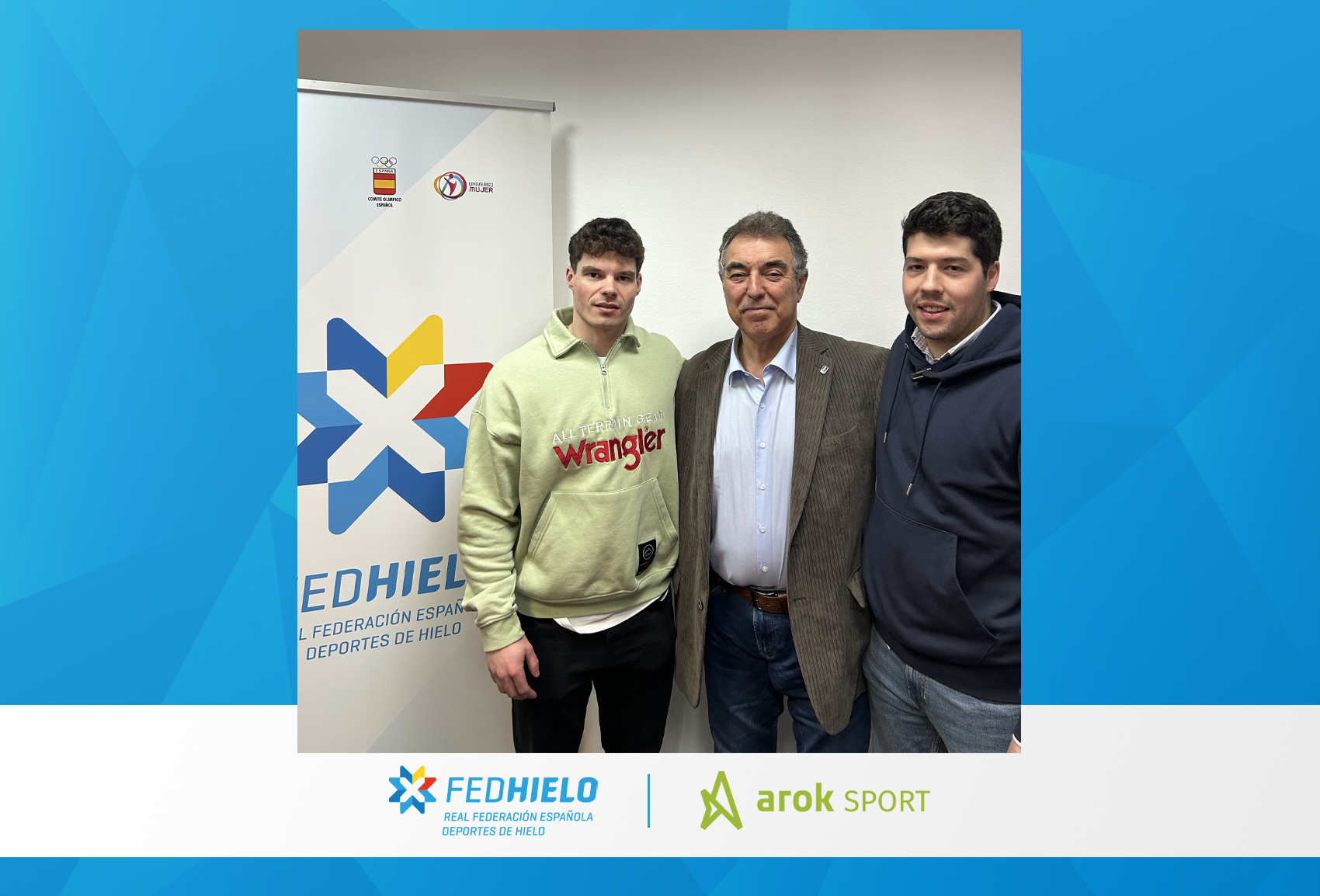 , La RFEDH se pone en forma con Arok Sport, Real Federación Española Deportes de Hielo