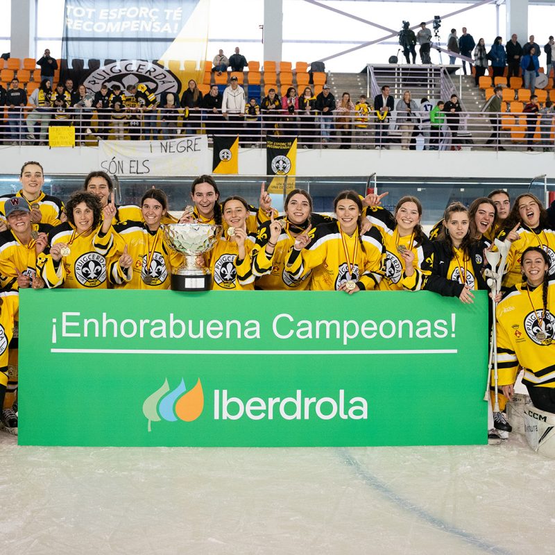 , El CG Puigcerdà, nuevas campeonas de la Copa de SM la Reina &#8211; Iberdrola 2024, Real Federación Española Deportes de Hielo