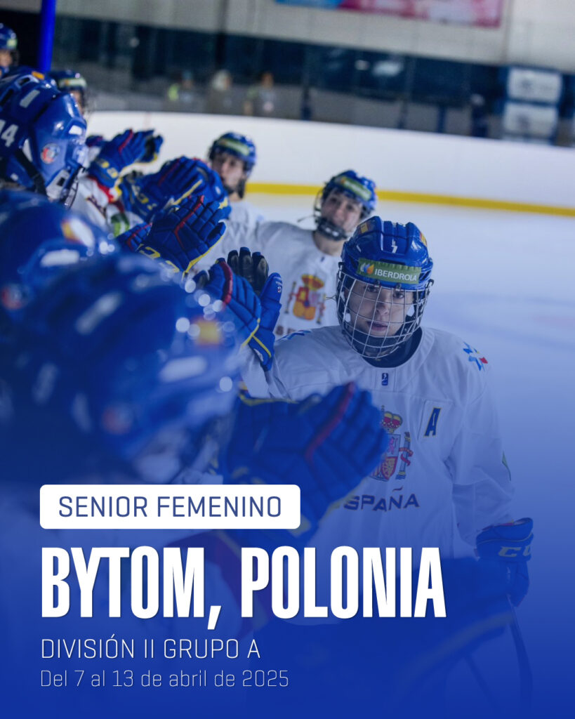 , Anunciadas las sedes para los Mundiales IIHF 2025, Real Federaci&oacute;n Espa&ntilde;ola Deportes de Hielo