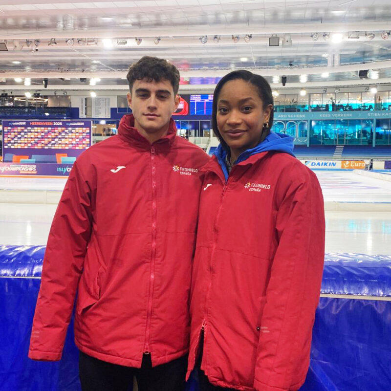 patinaje de velocidad, Nil Llop y Luisa González viajan a Heerenveen para el Europeo de Velocidad 2025, Real Federación Española Deportes de Hielo