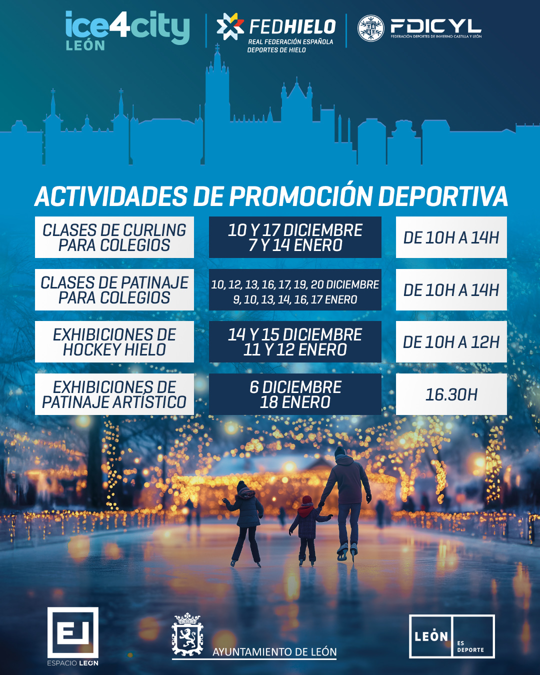 ice4city, ice4city, Real Federación Española Deportes de Hielo