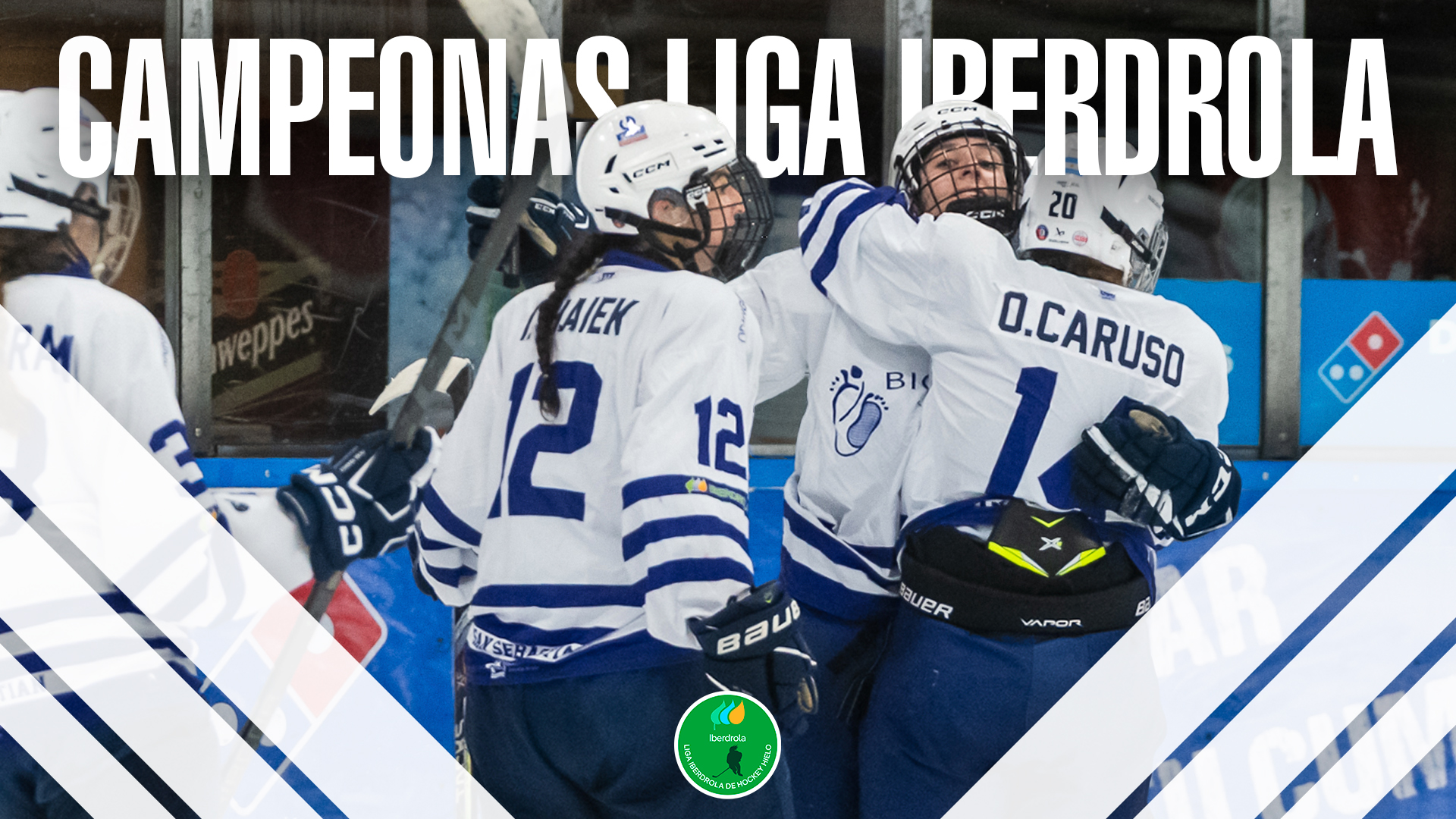 , El CHH Txuri Urdin levanta su tercer título de Liga Iberdrola de Hockey Hielo, Real Federación Española Deportes de Hielo