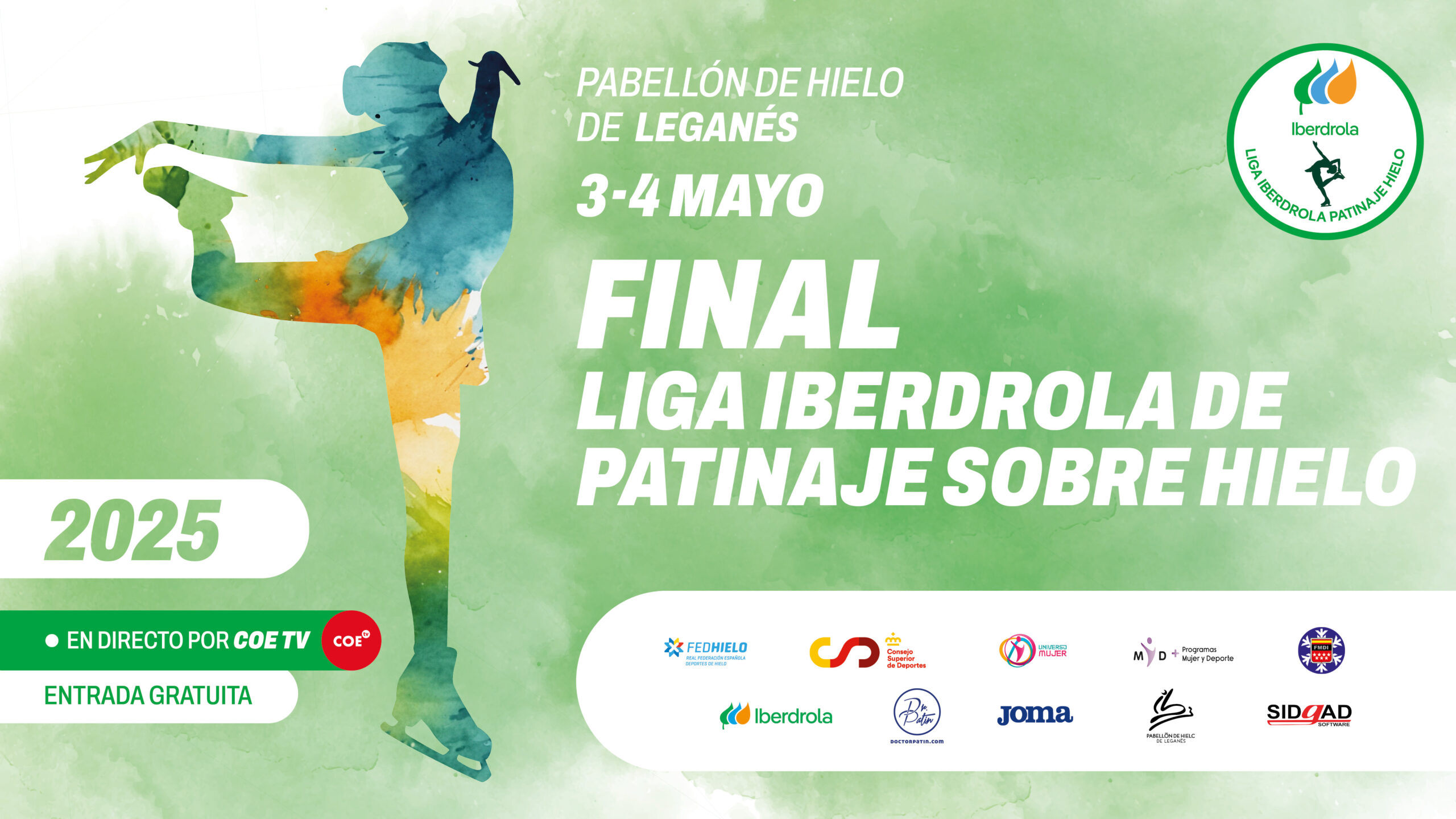, Leganés acoge la Final de Liga Iberdrola de Patinaje sobre Hielo 2025, Real Federación Española Deportes de Hielo