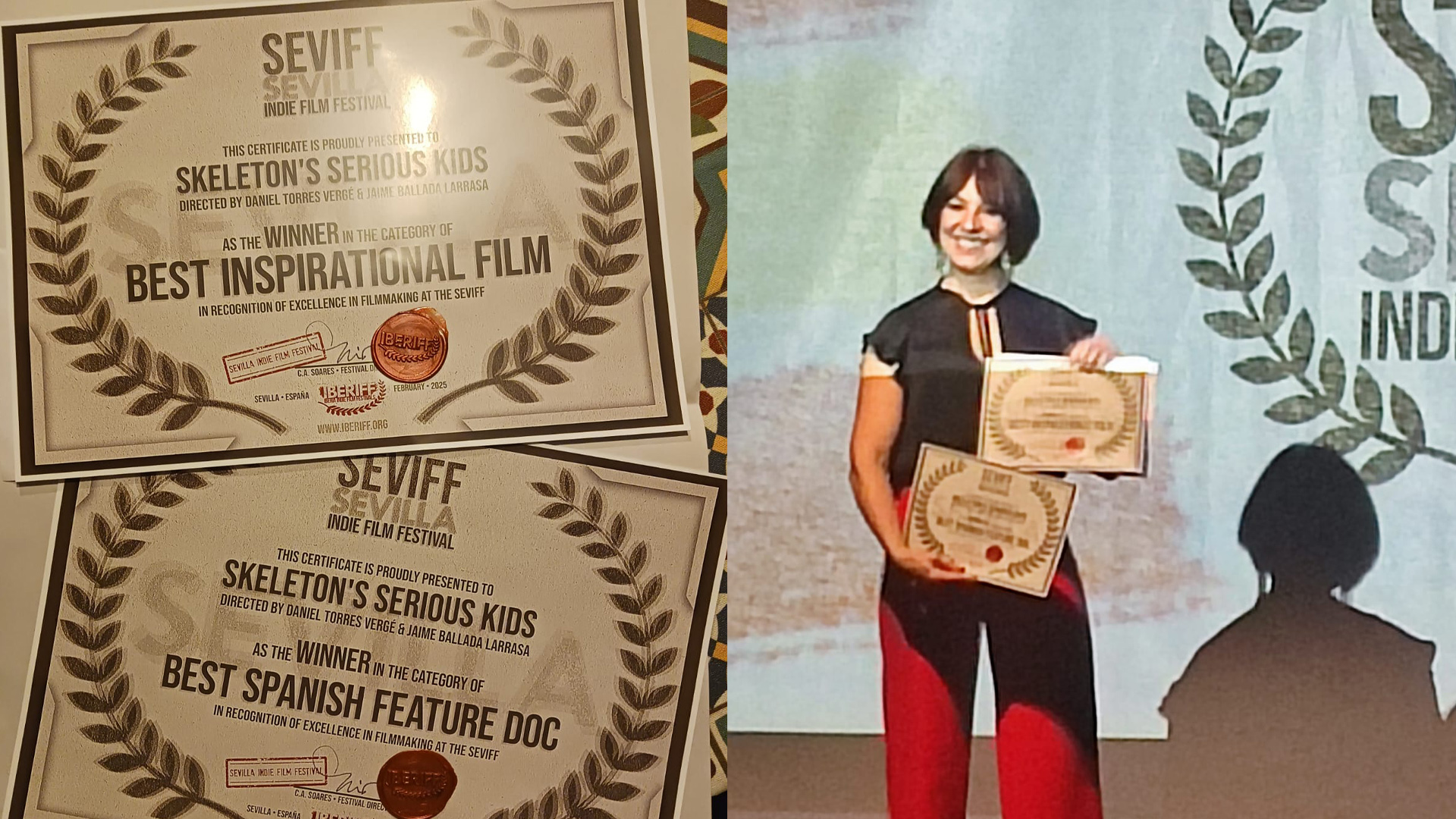 , SKELETON’S: SERIOUS KIDS, premiada en el SEVIFF 2025, Real Federación Española Deportes de Hielo