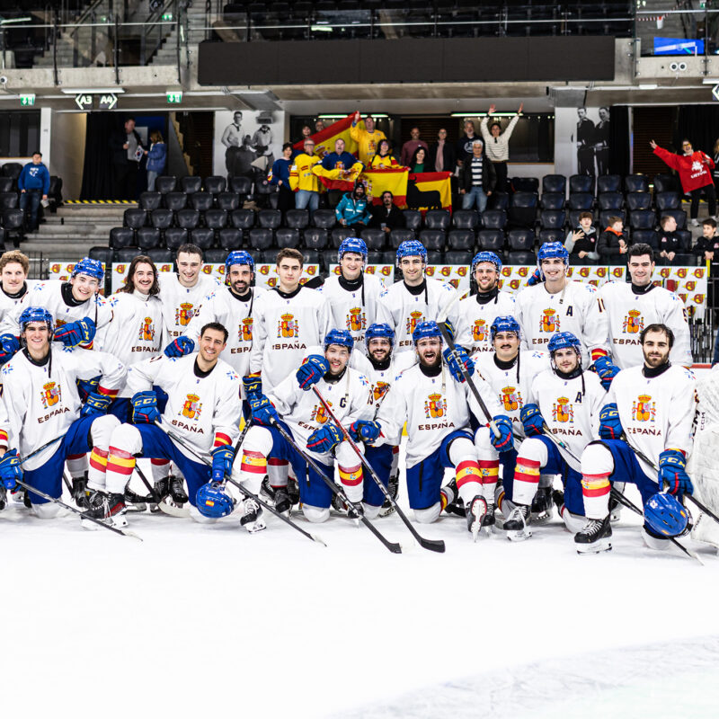 FEDHIELO, La selección masculina de España pone la guinda a un 2025 para el recuerdo del hockey hielo nacional, Real Federación Española Deportes de Hielo