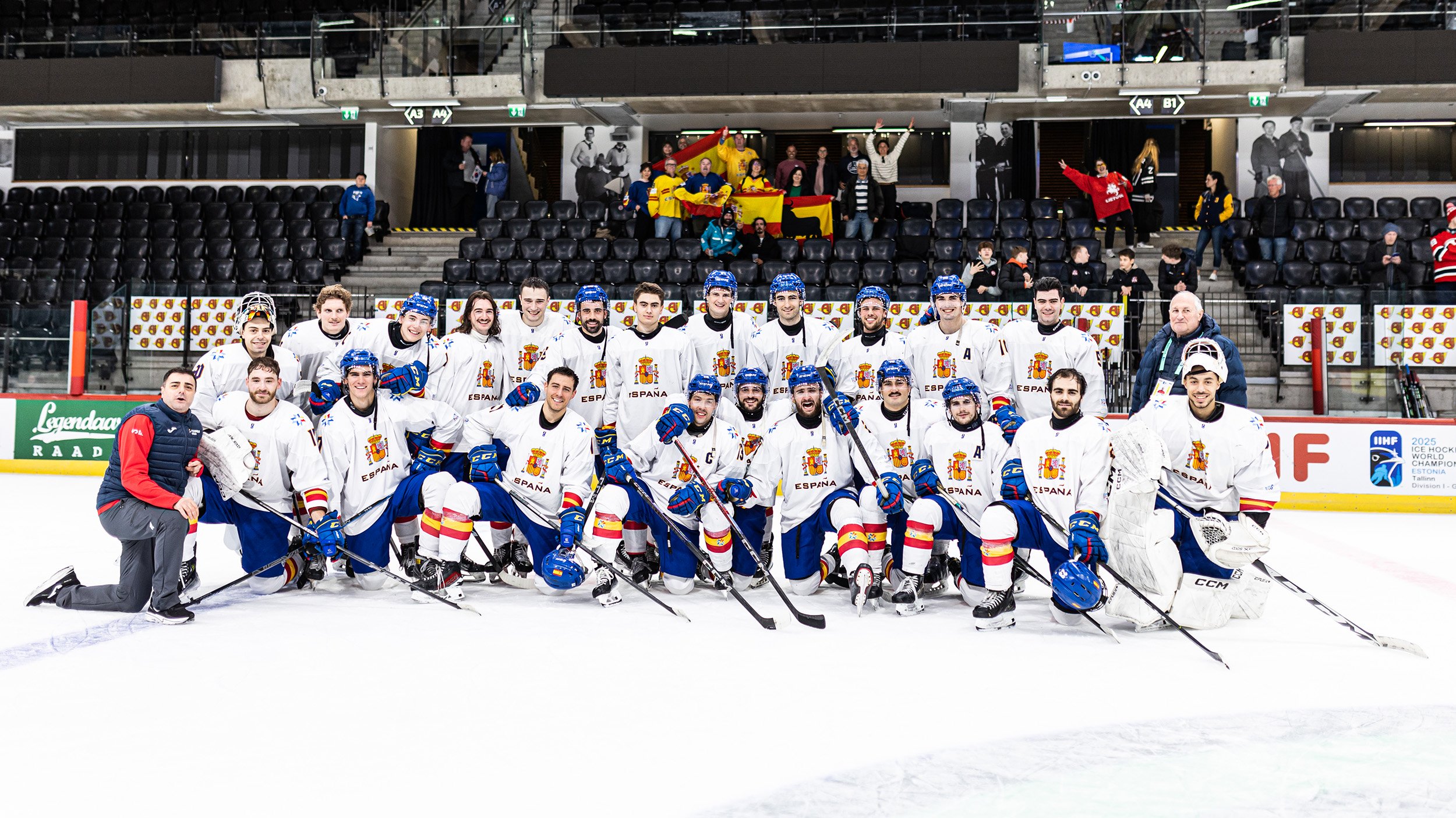 , La selección masculina de España pone la guinda a un 2025 para el recuerdo del hockey hielo nacional, Real Federación Española Deportes de Hielo