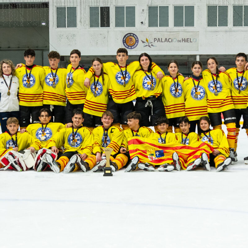 FEDHIELO, Aragón se proclama campeón de la primera edición del CESA de Hockey Hielo, Real Federación Española Deportes de Hielo