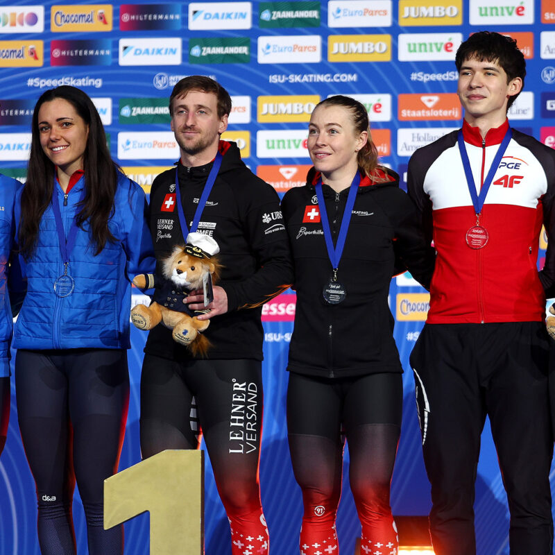 patinaje de velocidad, Nil Llop y Sara Cabrera logran medallas en la Copa del Mundo de Heerenveen, Real Federación Española Deportes de Hielo