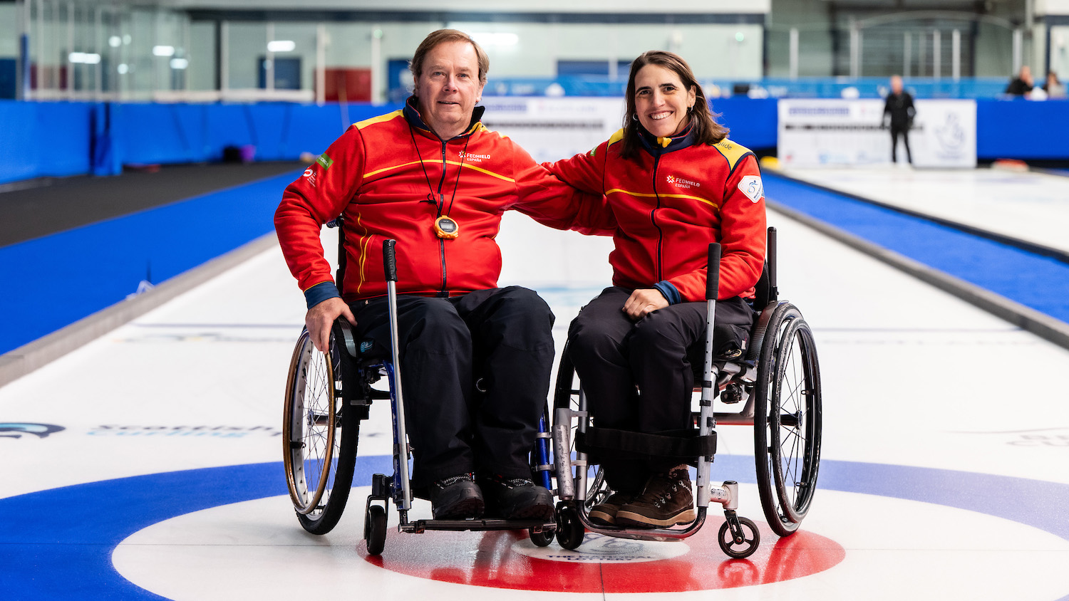 , Espa&ntilde;a se consolida en el Mundial Dobles Mixtos Silla de Ruedas 2025, Real Federaci&oacute;n Espa&ntilde;ola Deportes de Hielo