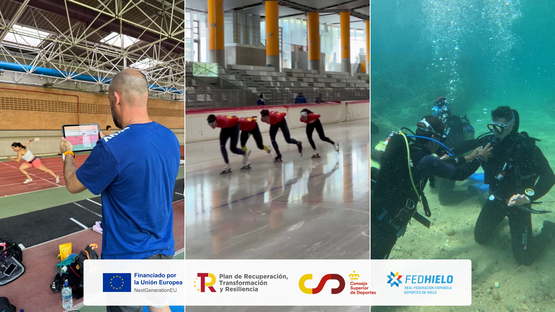 , La RFEDH revoluciona sus entrenamientos con tecnología e innovación, Real Federación Española Deportes de Hielo