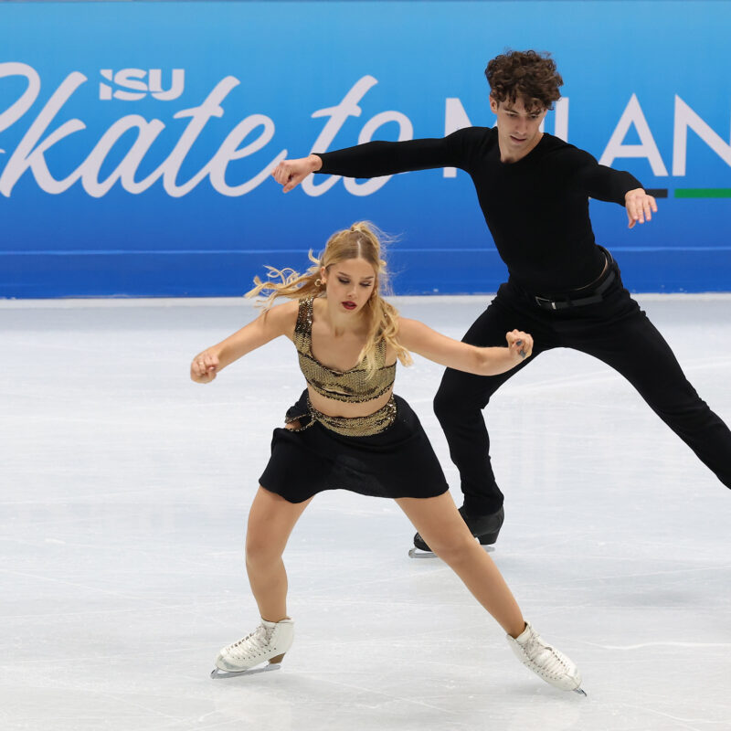 FEDHIELO, Sofía Val & Asaf Kazimov, en la pelea por las plazas olímpicas tras la danza rítmica, Real Federación Española Deportes de Hielo