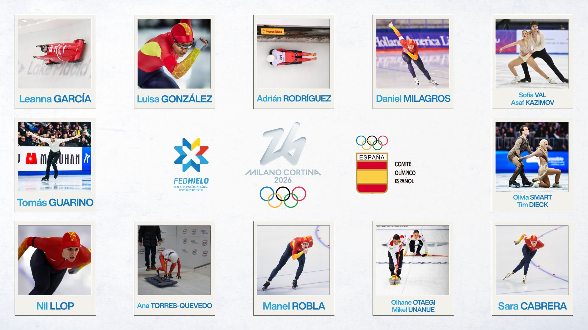 , Los deportes de hielo comienzan una ilusionante temporada con la mirada puesta en Milano-Cortina 2026, Real Federación Española Deportes de Hielo