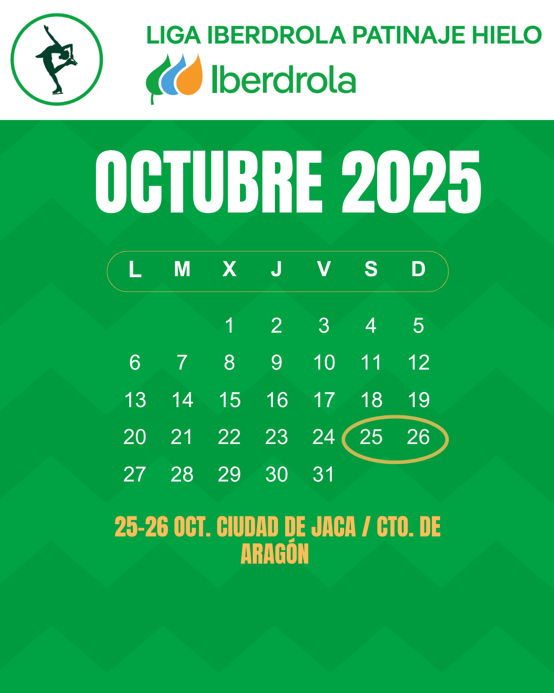 Patinaje, Liga Iberdrola de Patinaje sobre Hielo, Real Federación Española Deportes de Hielo