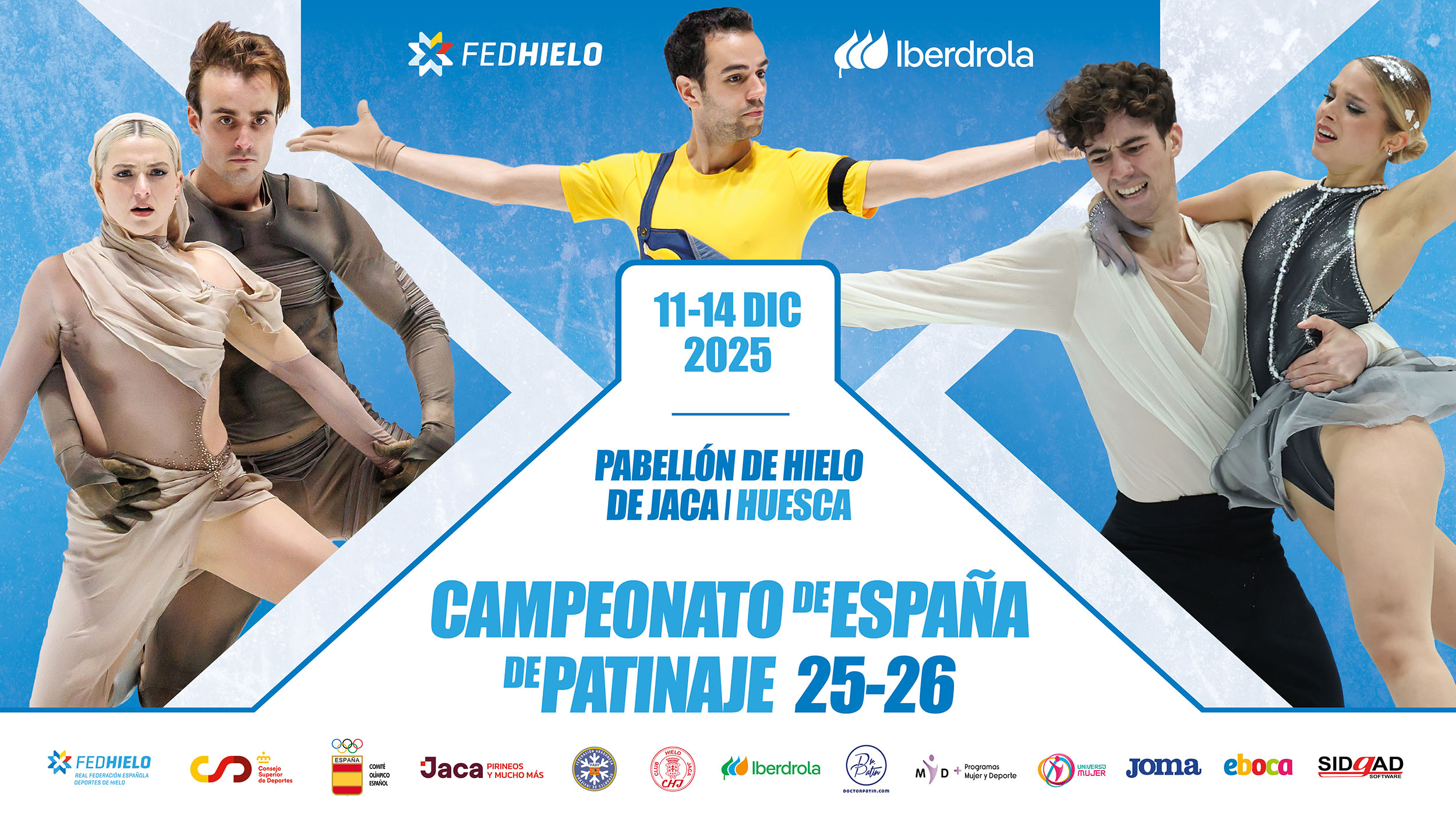 , Campeonato de España Iberdrola de Patinaje Absoluto 2025-26, Real Federación Española Deportes de Hielo