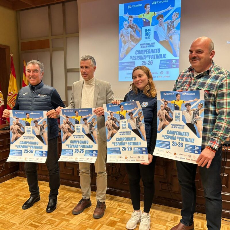 patinaje artístico, Presentado un ilusionante Campeonato de España Iberdrola de Patinaje 2025-26 en Jaca, Real Federación Española Deportes de Hielo