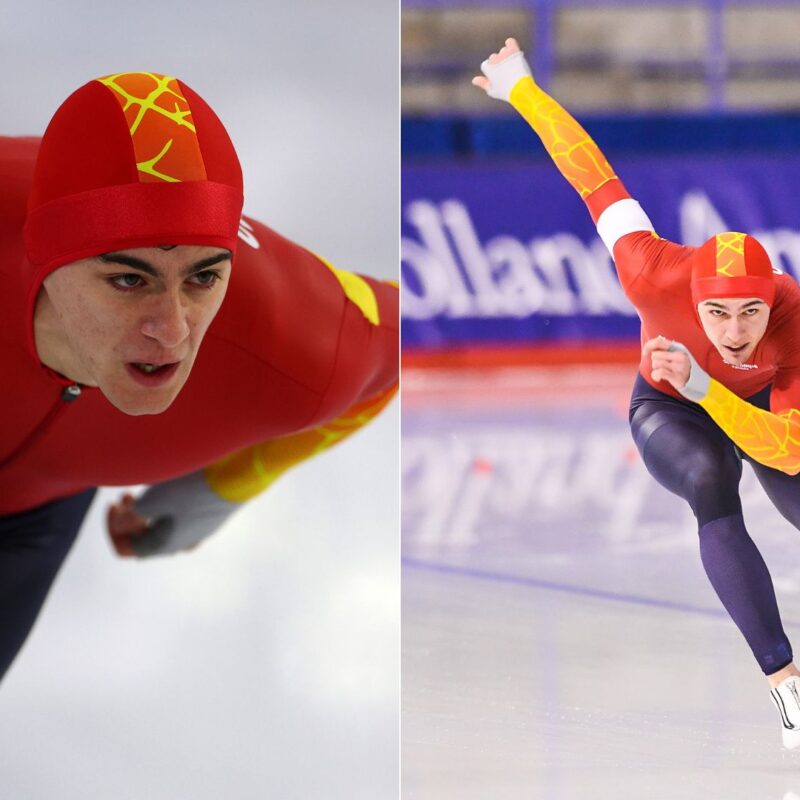 patinaje de velocidad, Nil Llop y Daniel Milagros, la alineación del patinaje de velocidad en su estreno en los Juegos Olímpicos de Invierno, Real Federación Española Deportes de Hielo