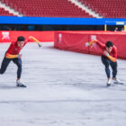 FEDHIELO, Nil Llop y Daniel Milagros deslumbran sobre el hielo de Madrid On Ice, Real Federación Española Deportes de Hielo