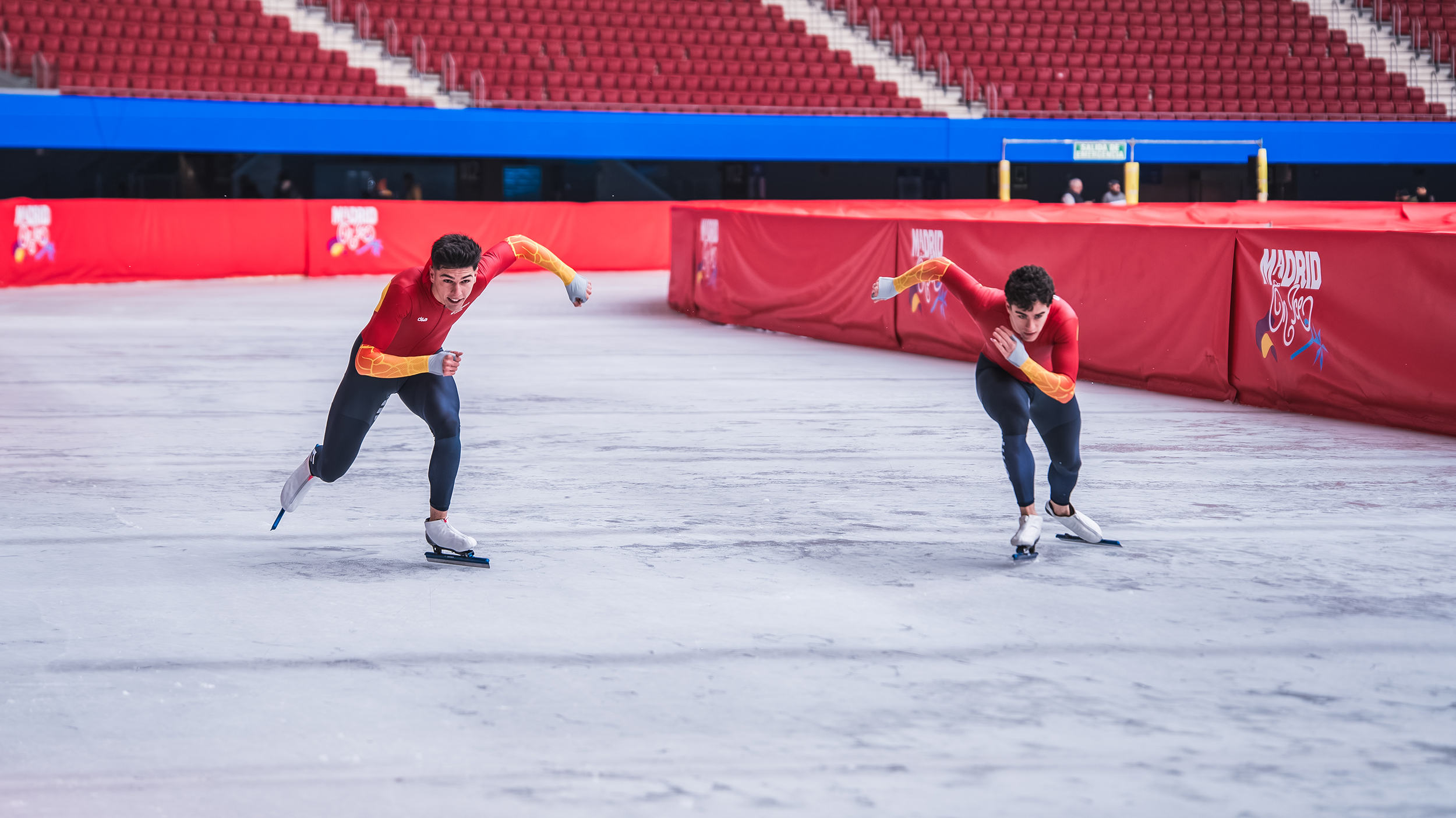 , Nil Llop y Daniel Milagros deslumbran sobre el hielo de Madrid On Ice, Real Federaci&oacute;n Espa&ntilde;ola Deportes de Hielo