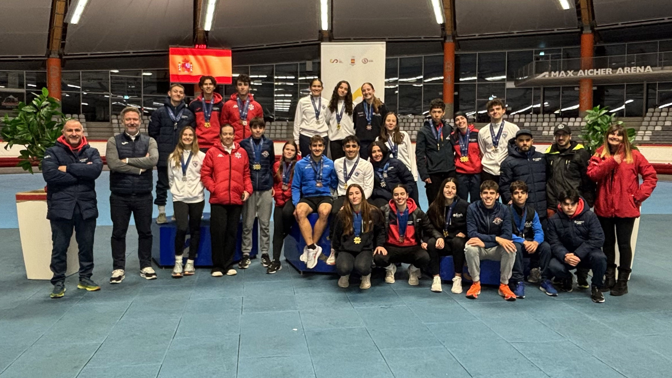 Patinaje de Velocidad:, Patinaje Velocidad: Equipo Nacional, Real Federaci&oacute;n Espa&ntilde;ola Deportes de Hielo