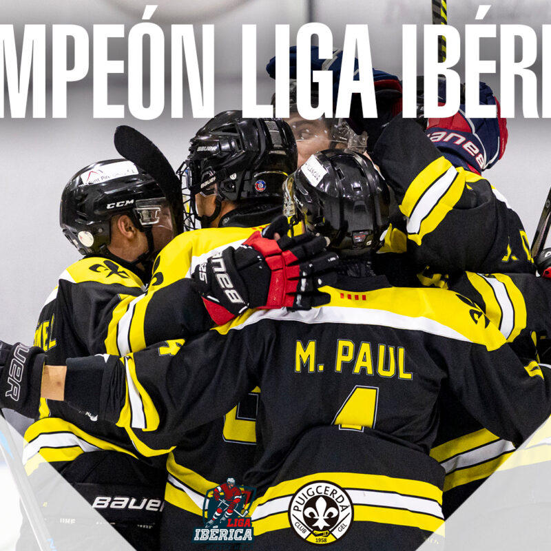 FEDHIELO, El Club Gel Puigcerdà, campeón de la segunda edición de la Liga Ibérica de Hockey Hielo, Real Federación Española Deportes de Hielo