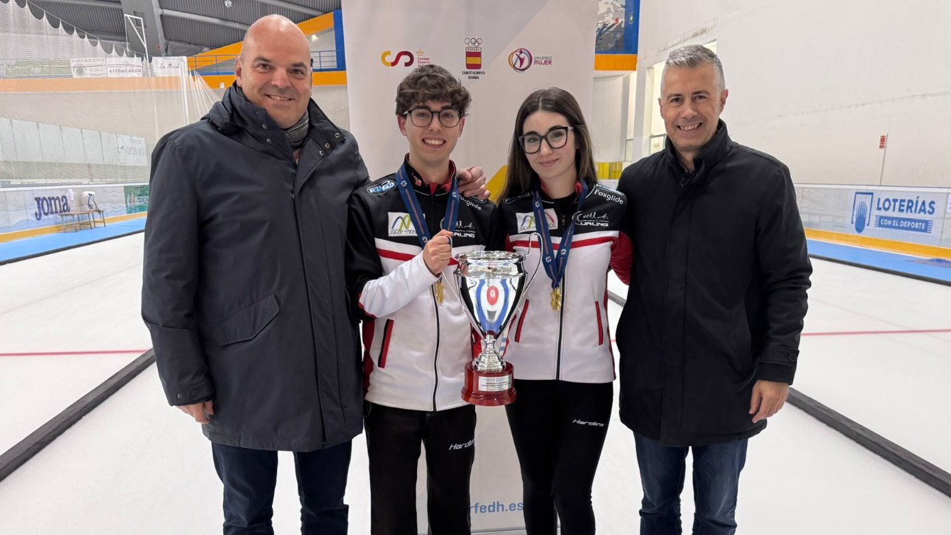 , Primer oro en Dobles Mixtos para CHP Paula / Ismael, Real Federaci&oacute;n Espa&ntilde;ola Deportes de Hielo