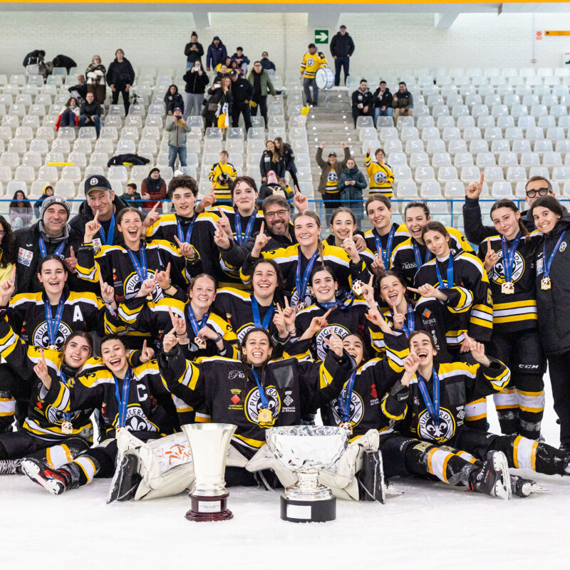 FEDHIELO, El CG Puigcerdà consigue su tercera Copa de SM la Reina – Iberdrola consecutiva, Real Federación Española Deportes de Hielo