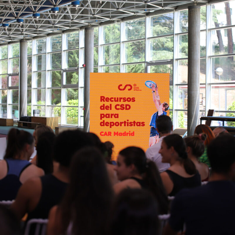 FEDHIELO, El CSD presenta ante los deportistas del CAR de Madrid las becas, ayudas y recursos a su disposici&oacute;n, Real Federaci&oacute;n Espa&ntilde;ola Deportes de Hielo
